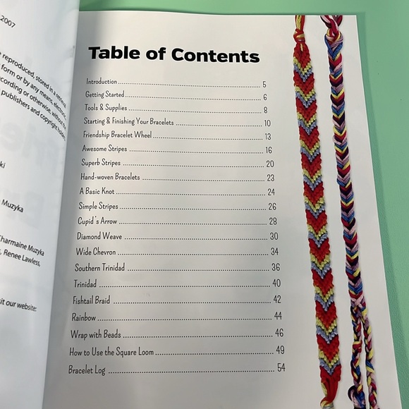 Friendship Bracelets to Design, Make & Share Book, Kids how to books, thread - Picture 2 of 6